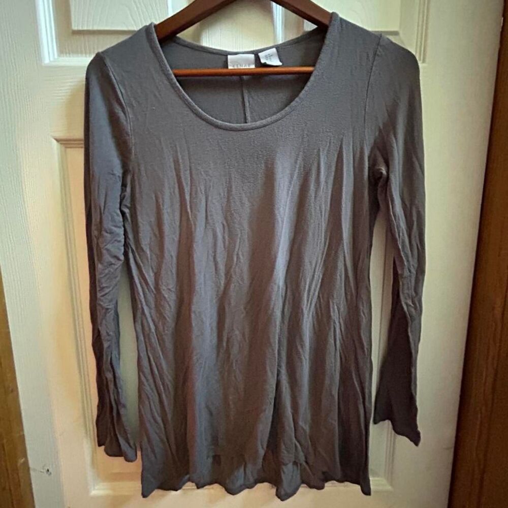 Kenar Women's Grey and Silver Shirt
